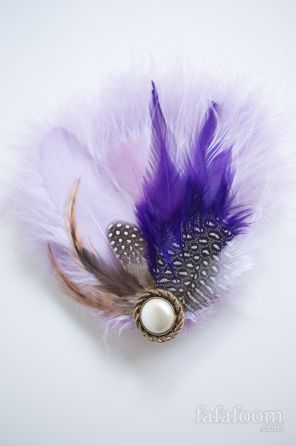 DIY Project: Feather Hair Accessories