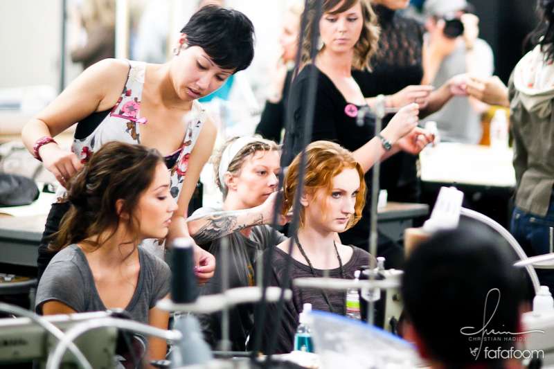 California College of the Arts Fashion Show 2011: First Impression & Backstage