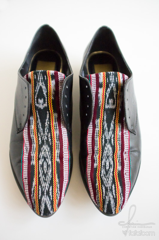 DIY Fabric Oxford Shoes