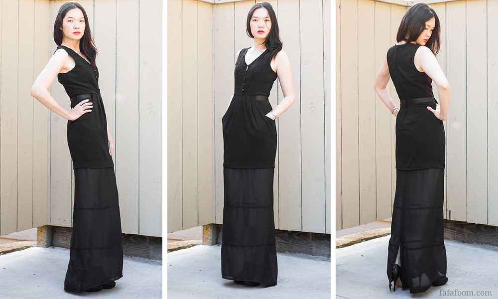 DIY Dress Extension: a Fix for a Too-Short LBD