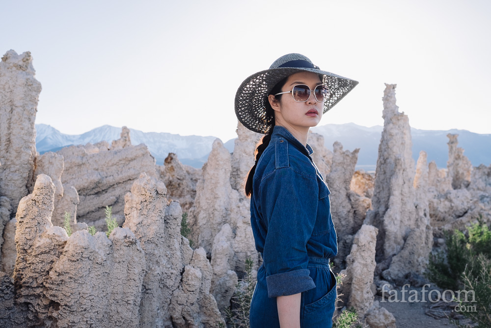 Brief Rest at Mono Lake Before Sunset: Blue and Gold