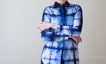 7 Tips for DIY Shibori Dyeing Your Shirt, Square Accordion Fold Style