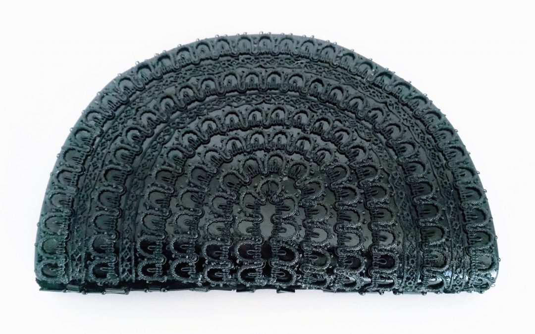 Purse Repair with Lace Ribbon Trims