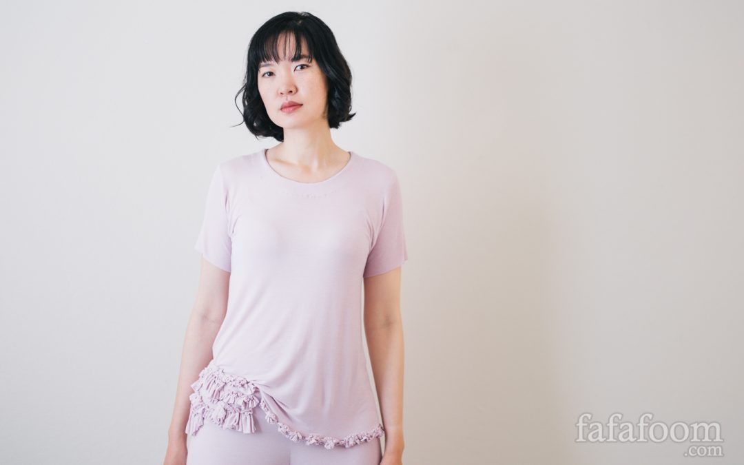DIY Pink Ruffled Sleepwear Set