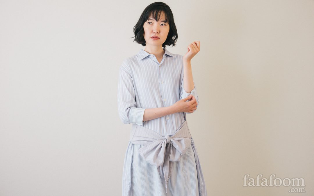 DIY Shirt Dress with Bow Waist Tie