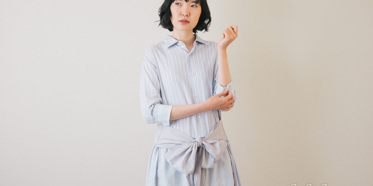 DIY Shirt Dress with Bow Waist Tie