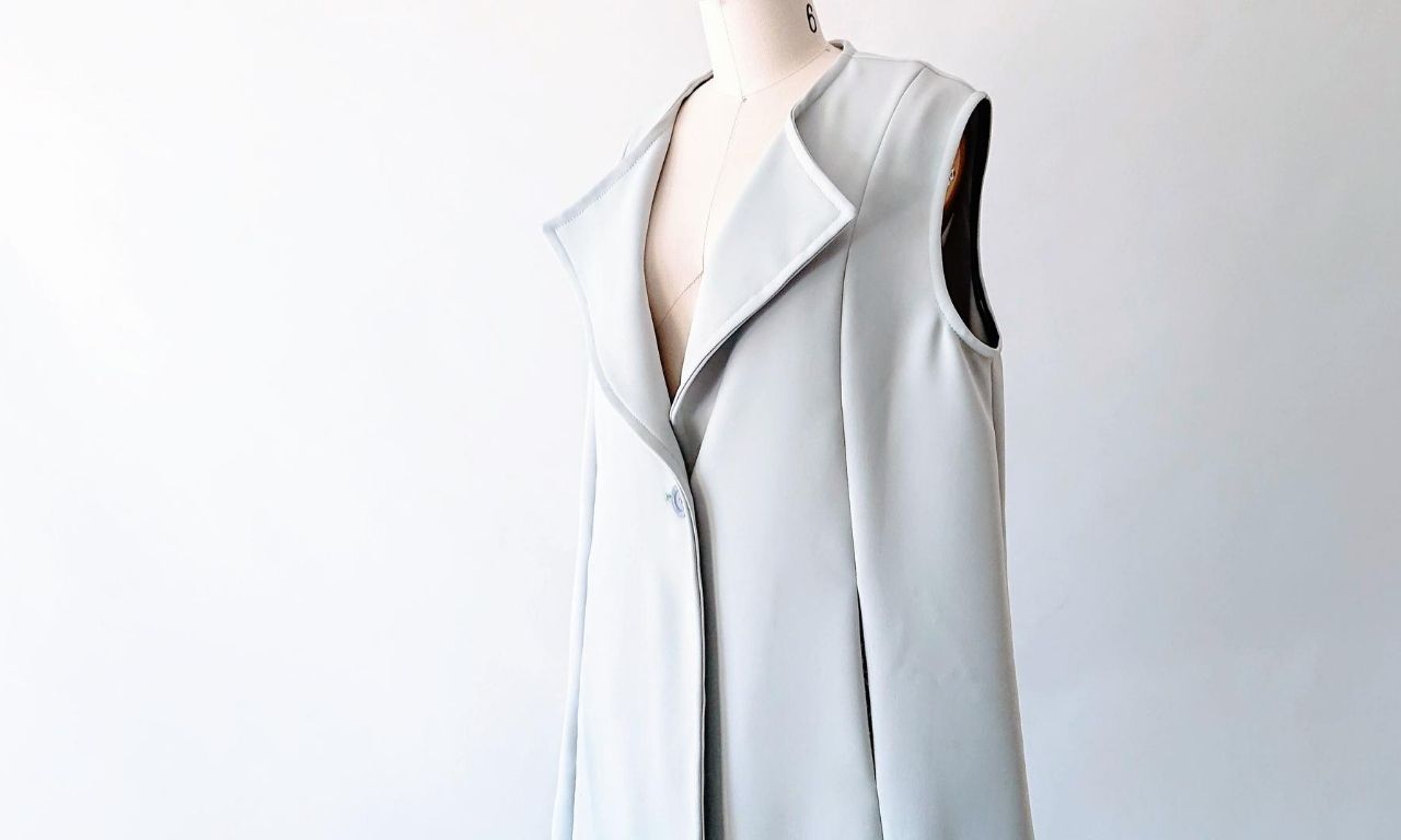 Deuxieme Classe SLEEVE LESS COAT orchid.ne.jp