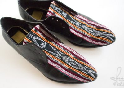 Shoes with Fabric Accent