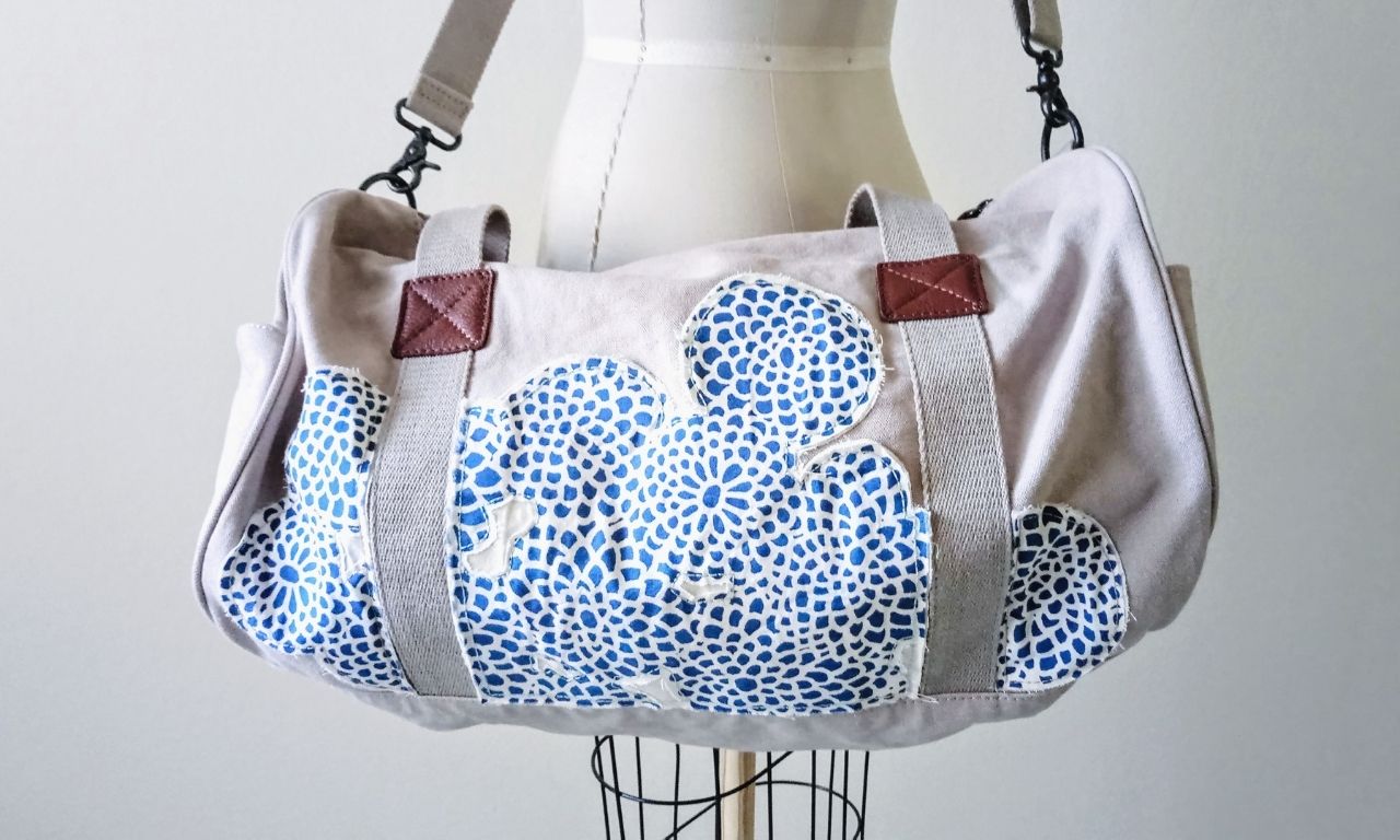 Applique Duffle Bag Project | Fafafoom Studio