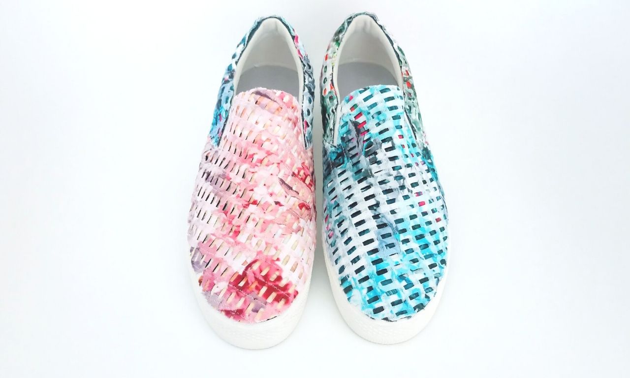 Fabric Collage Shoes | Fafafoom Studio