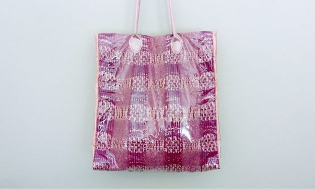 Floor Loom Woven Tote Bag